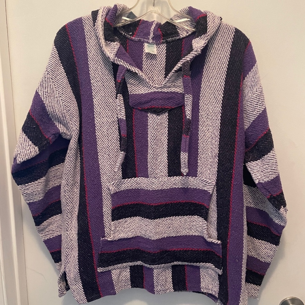 GALLEGOS IMPORTS BOHO SURFER HIPPIE HOODIE